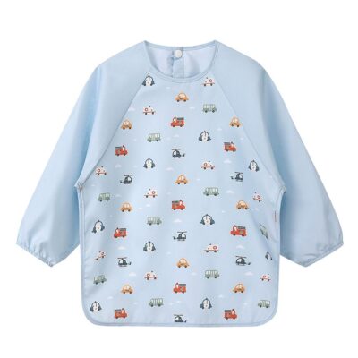 Babero con mangas Tutete City cars
