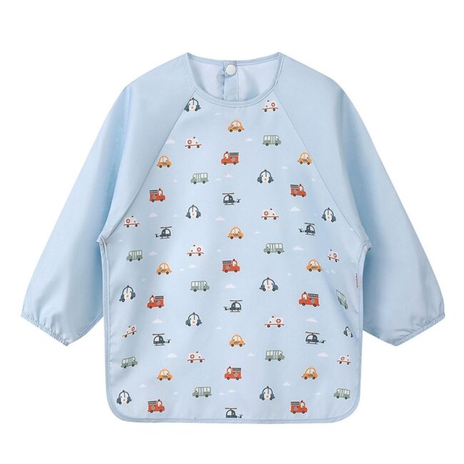 Babero con mangas Tutete City cars