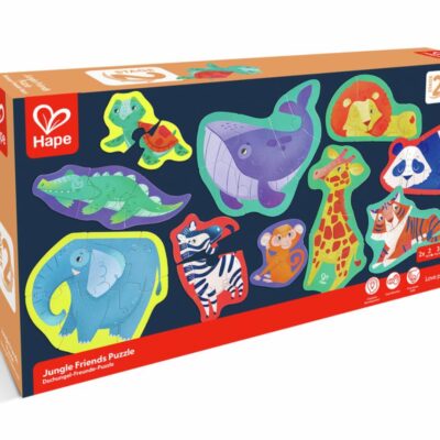 Puzle de amigos de la jungla de Hape