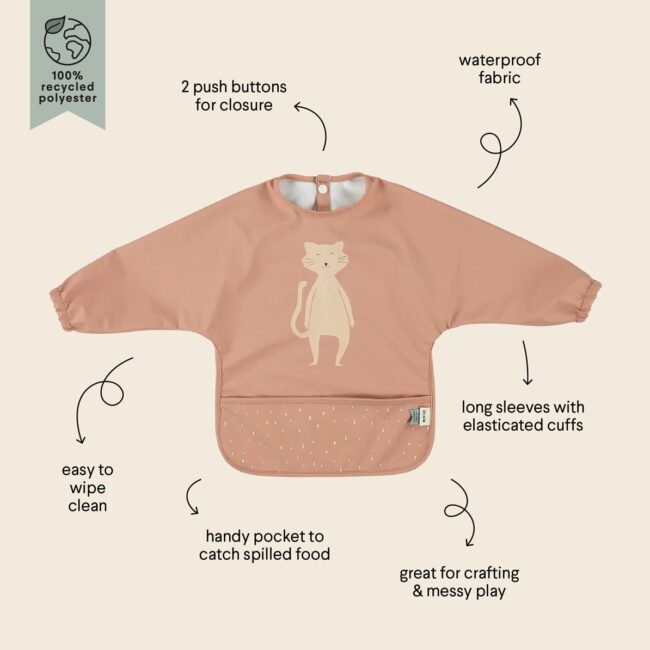 Babero impermeable con mangas Trixie Gato - Imagen 3