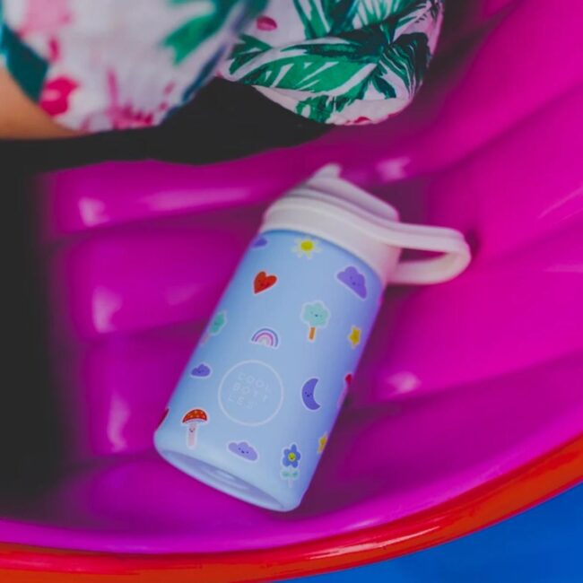 Botella térmica Kiddies de Cool Bottles de 350ml Rainbow clouds - Imagen 5