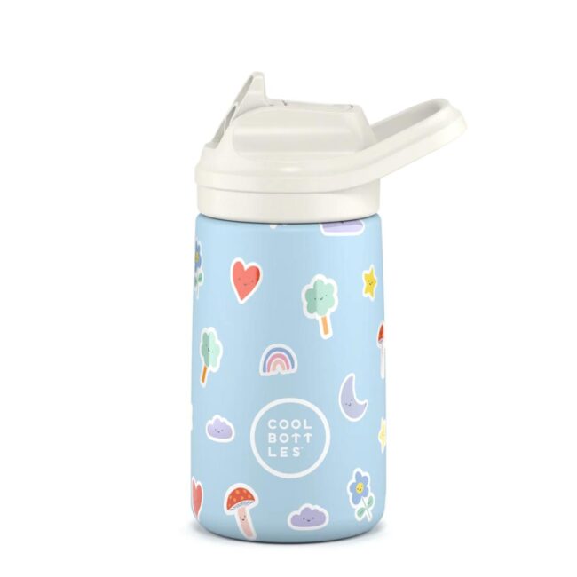 Botella térmica Kiddies de Cool Bottles de 350ml Rainbow clouds - Imagen 2