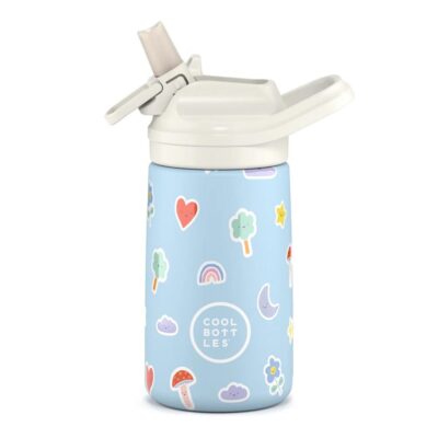 Botella térmica Kiddies de Cool Bottles de 350ml Rainbow clouds