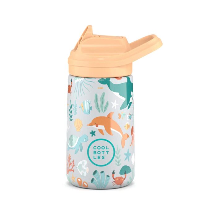 Botella térmica Kiddies de Cool Bottles de 350ml Underwater world - Imagen 2