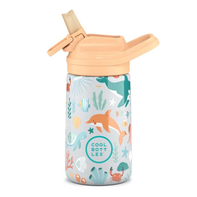 Botella térmica Kiddies de Cool Bottles de 350ml Underwater world