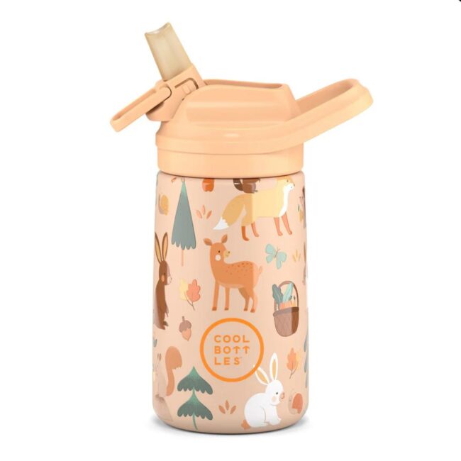 Botella térmica Kiddies de Cool Bottles de 350ml Woodland buddies - Imagen 2