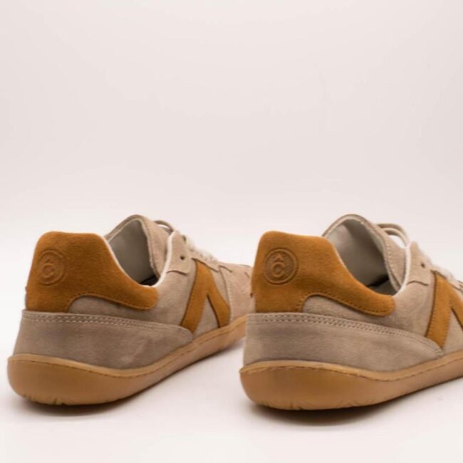 Deportivas Coqueflex serraje piedra - Imagen 4