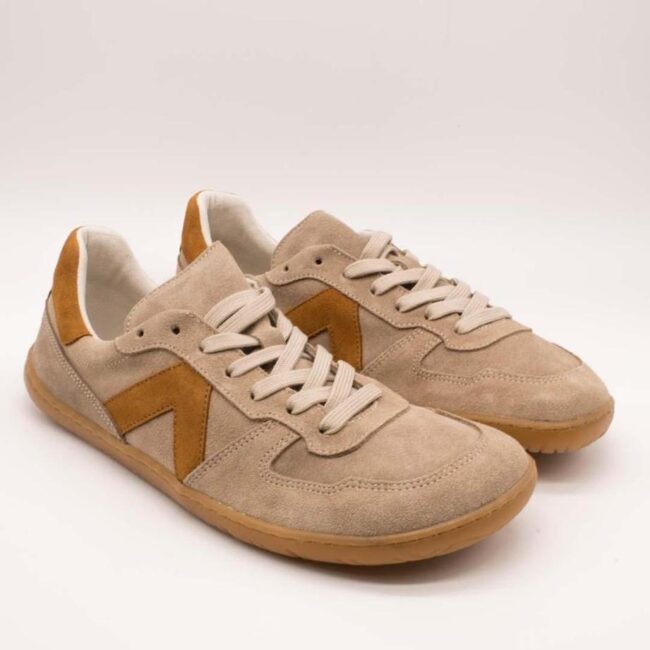 Deportivas Coqueflex serraje piedra - Imagen 2