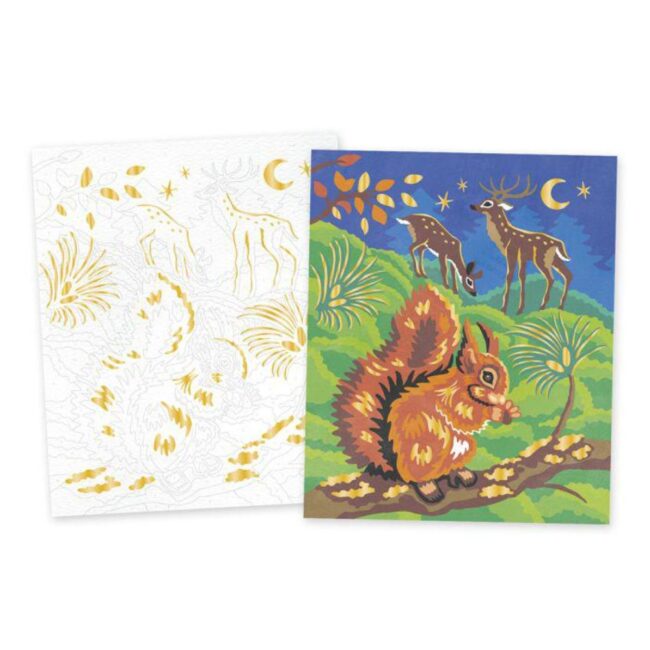 Pintura por números. Animales del bosque de Janod - Imagen 6