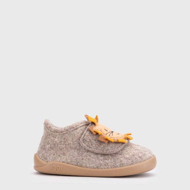 Zapatillas de estar por casa León taupe de Igor - Imagen 3