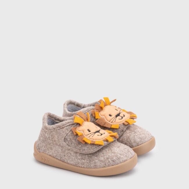 Zapatillas de estar por casa León taupe de Igor - Imagen 2
