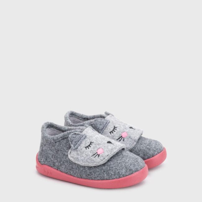 Zapatillas de estar por casa Miau frambuesa de Igor - Imagen 2