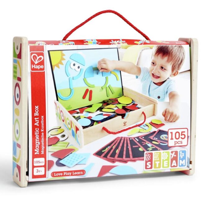 Caja artística magnética de Hape