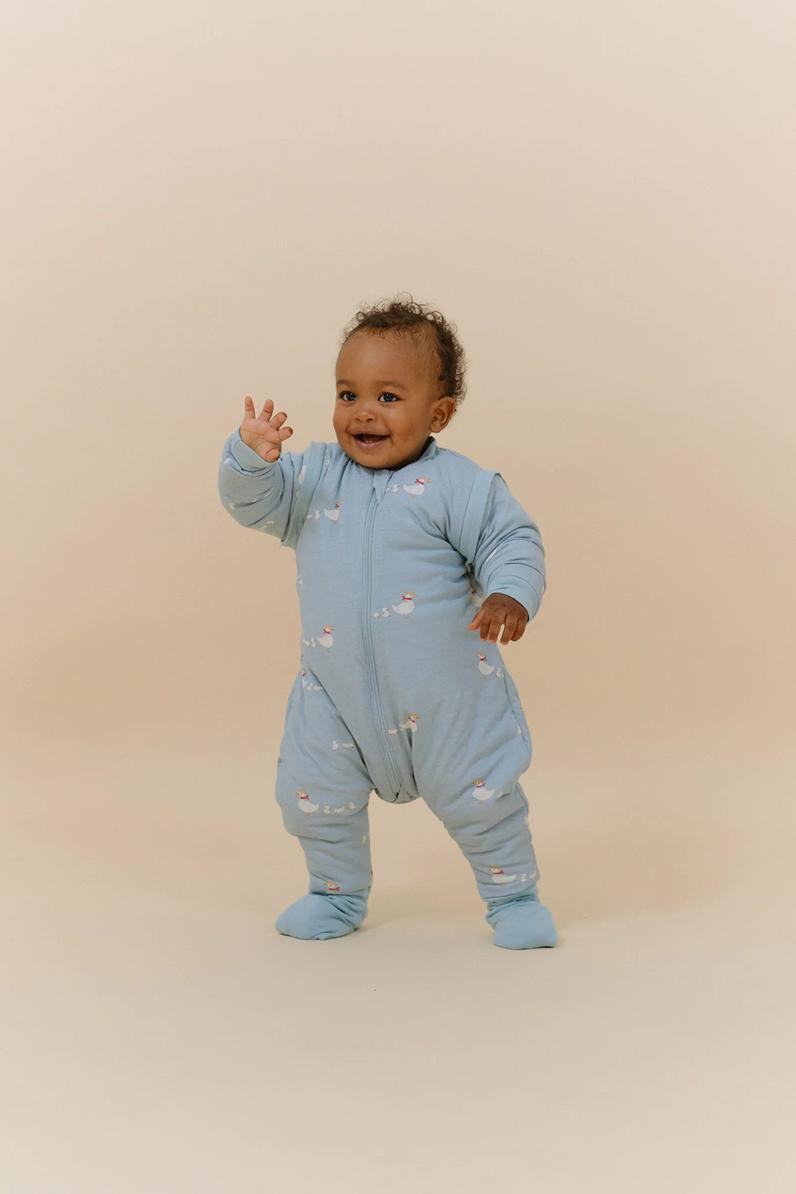 Saco de dormir con pies y mangas Duck family de Molis&Co