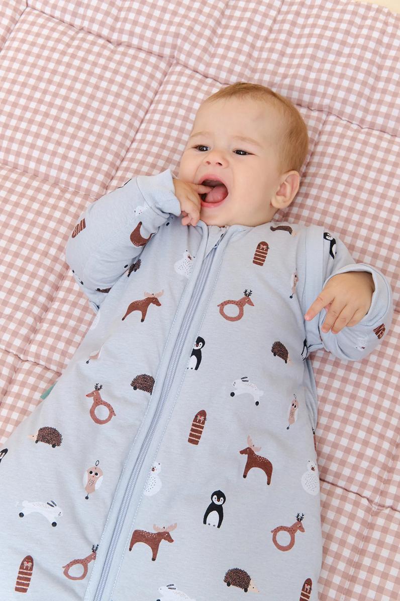 Saco de dormir sin pies y con mangas Winter animals de Molis&Co