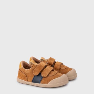 Deportivas serraje Igor Berlín mostaza