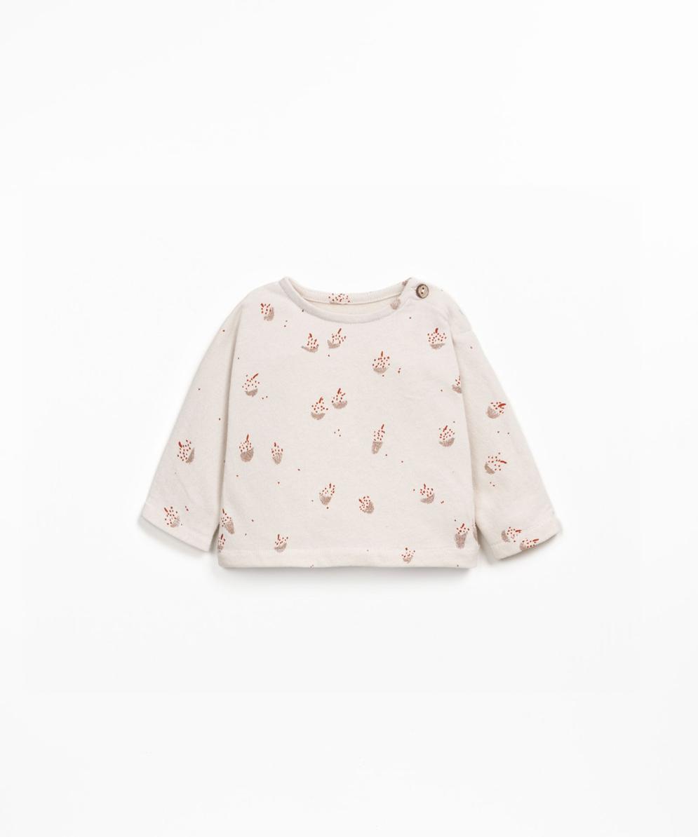 Camiseta de punto con estampado de bellotas de Play Up