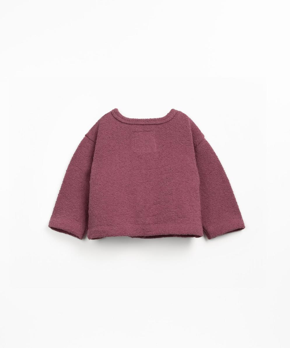 Chaqueta de punto rosa oscuro de Play Up Talla 3M - Imagen 2