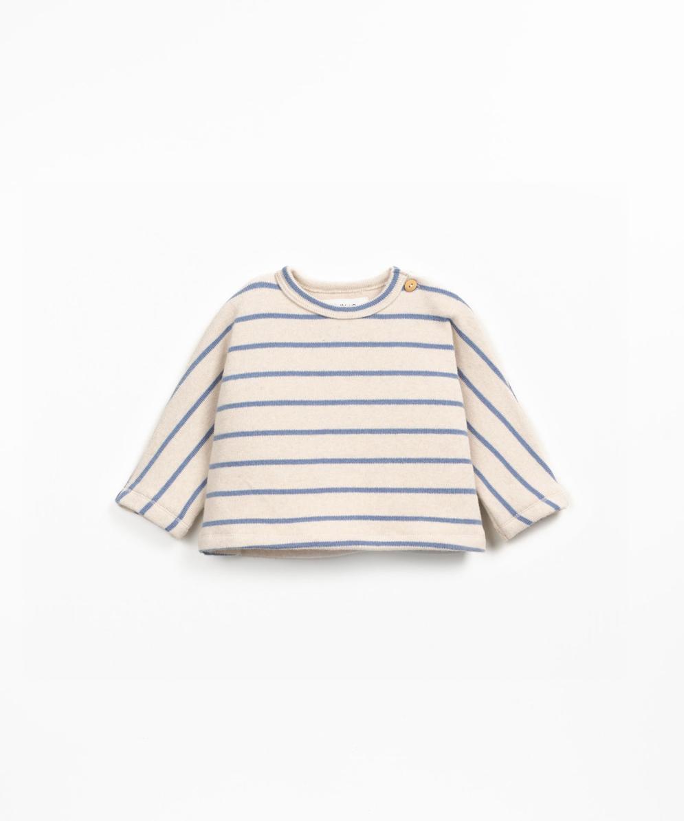 Jersey de punto a rayas azul de Play Up