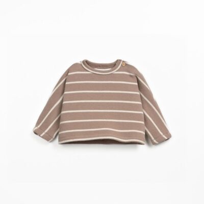 Jersey de punto a rayas marrón de Play Up