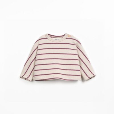 Jersey de punto a rayas rosa oscuro de Play Up