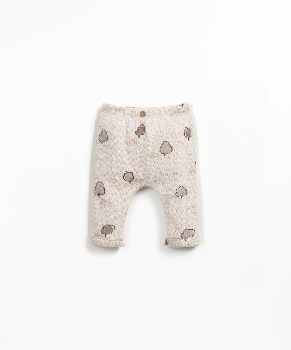 Leggings de punto con estampado de árboles de Play Up