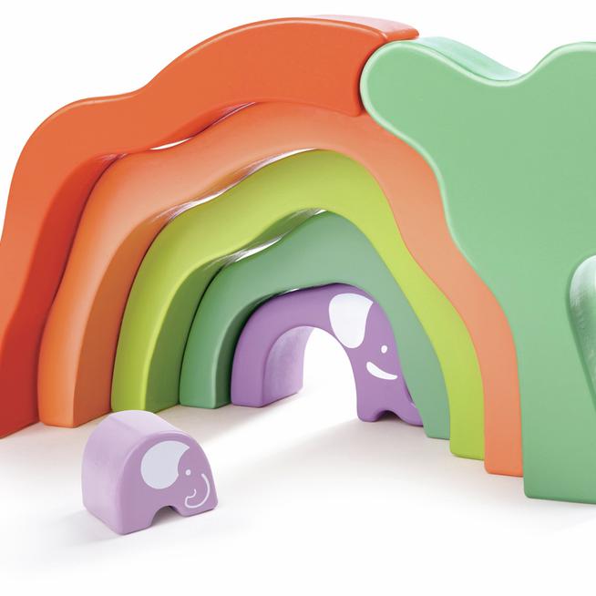 Apilable safari de elefantes de Hape