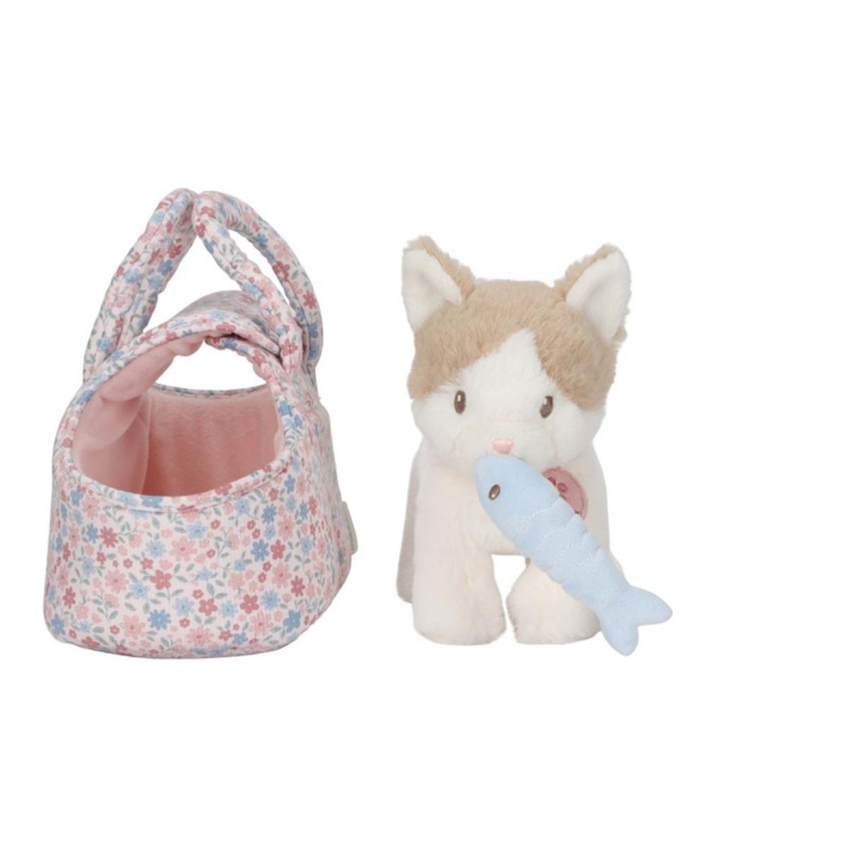 Gatito de peluche Marley con bolsa de Little Dutch - Imagen 4