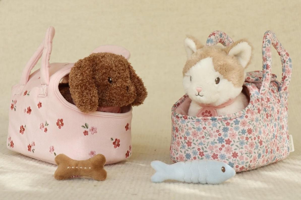 Gatito de peluche Marley con bolsa de Little Dutch - Imagen 14