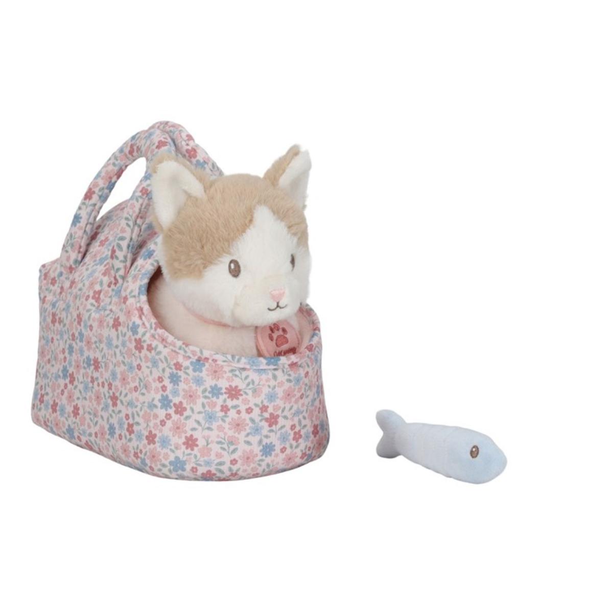 Gatito de peluche Marley con bolsa de Little Dutch - Imagen 2