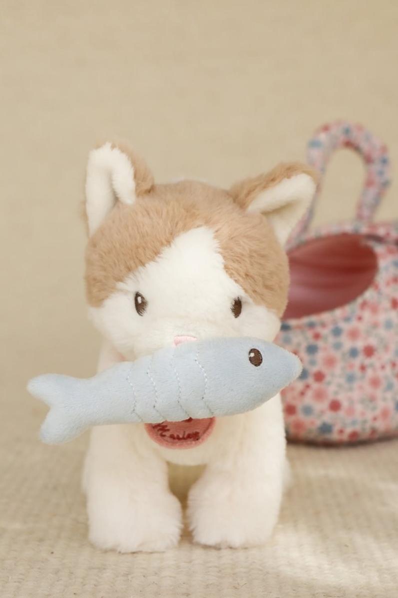 Gatito de peluche Marley con bolsa de Little Dutch - Imagen 8