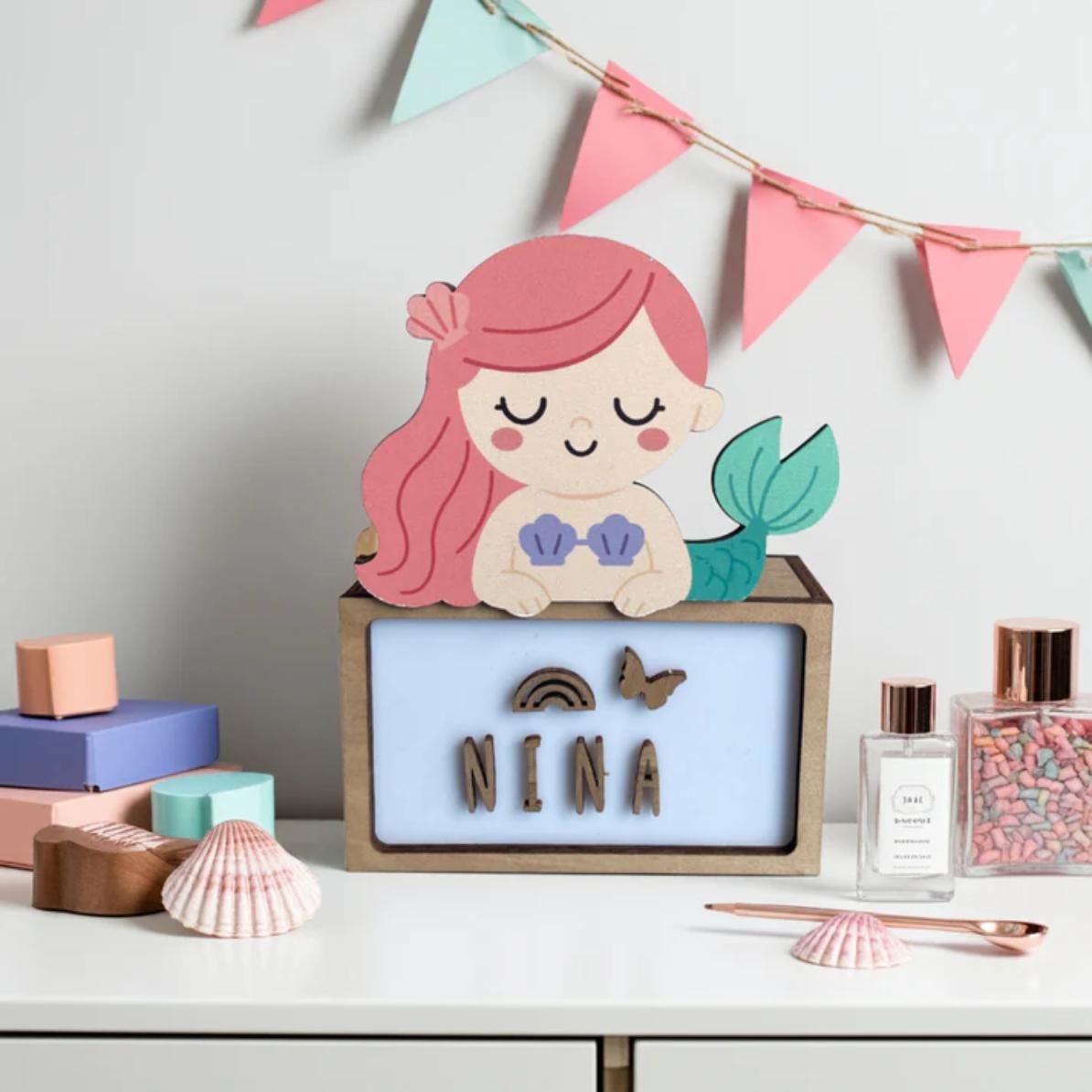 Lámpara personalizable sirena de Vintiun - Imagen 2