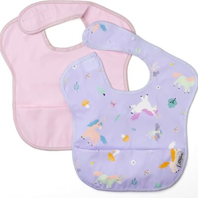 Pack 2 baberos sin mangas Bosque encantado de Babaté