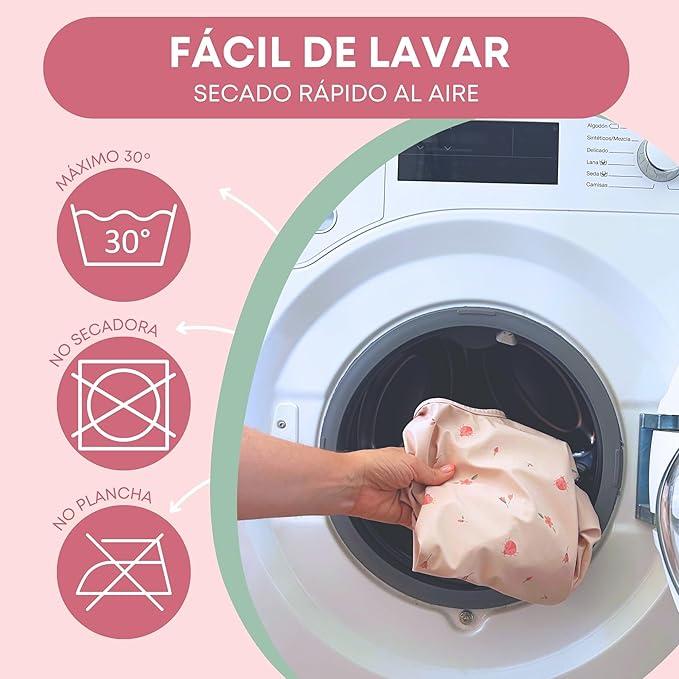 Pack 2 baberos manga larga Mariquitas de Babaté - Imagen 6