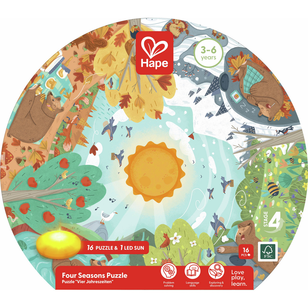 Puzle de las cuatro estaciones de Hape
