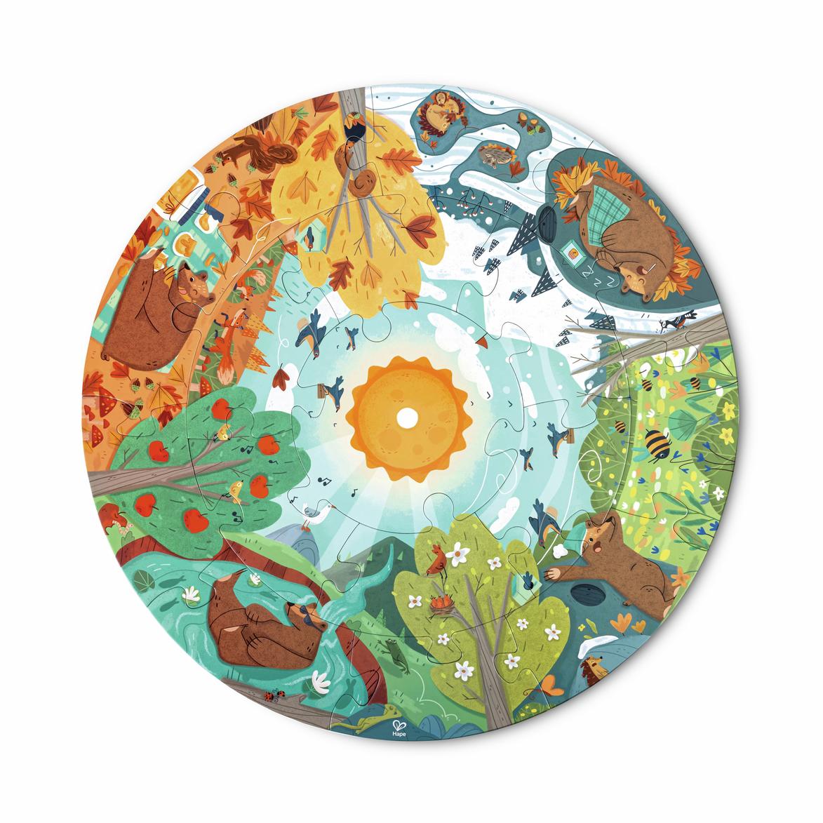 Puzle de las cuatro estaciones de Hape - Imagen 4