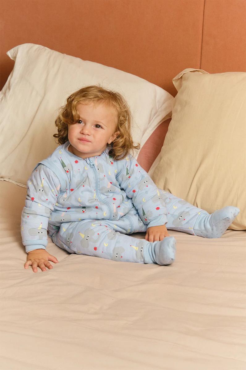 Saco de dormir con pies y mangas Animal party de Molis&Co - Imagen 2