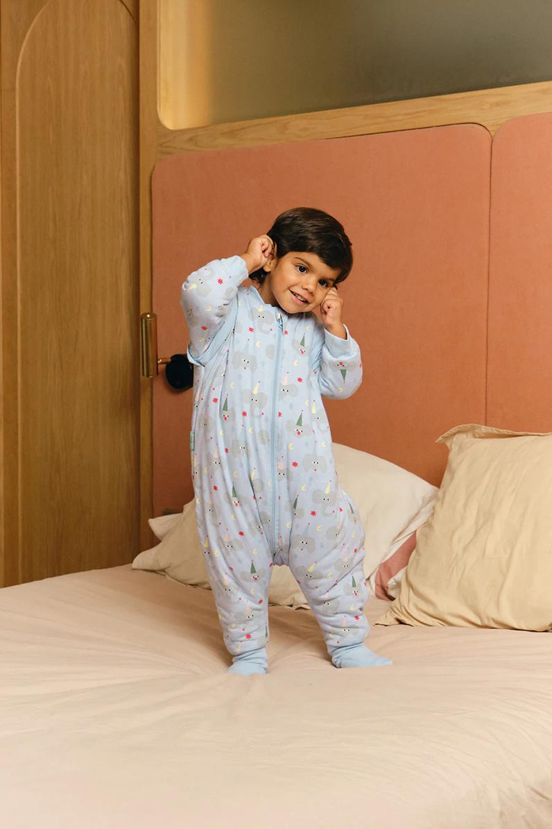 Saco de dormir con pies y mangas Animal party de Molis&Co