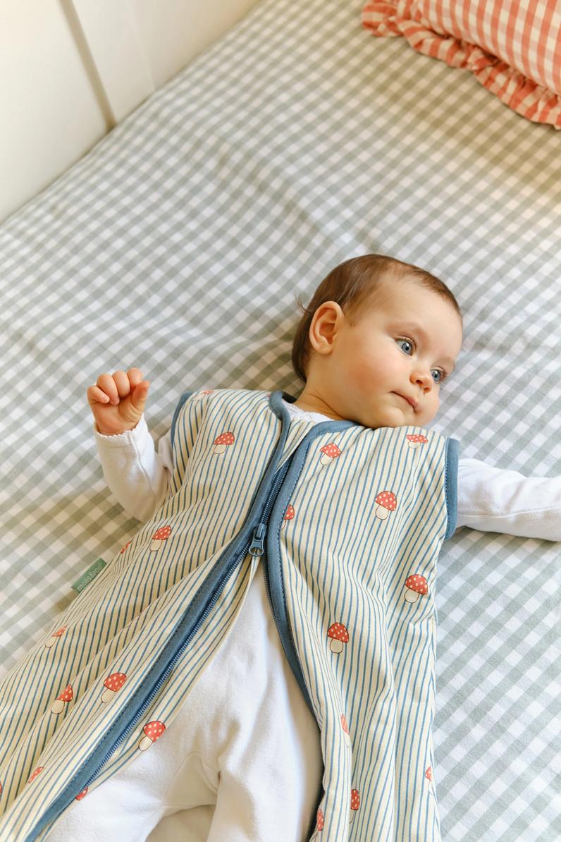 Saco de dormir sin pies y sin mangas Mushrooms 0-6m TOG 1 de Molis&Co - Imagen 5