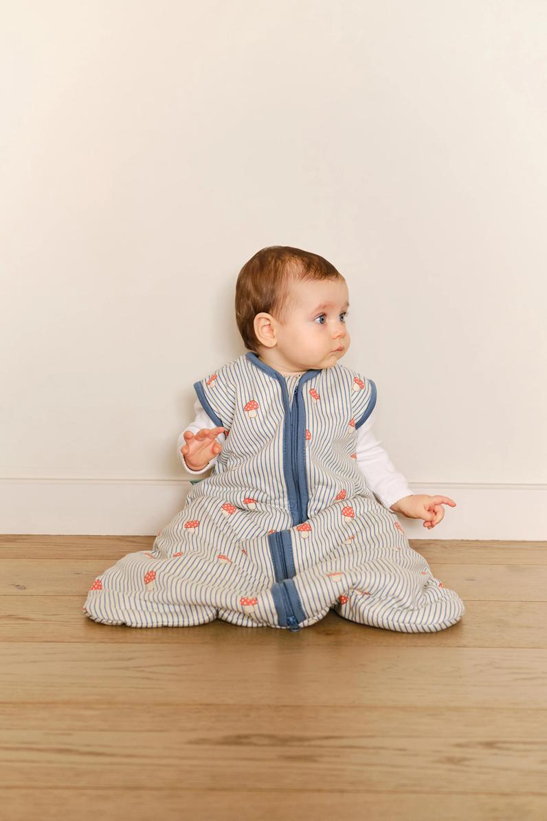 Saco de dormir sin pies y sin mangas Mushrooms 0-6m TOG 1 de Molis&Co - Imagen 3