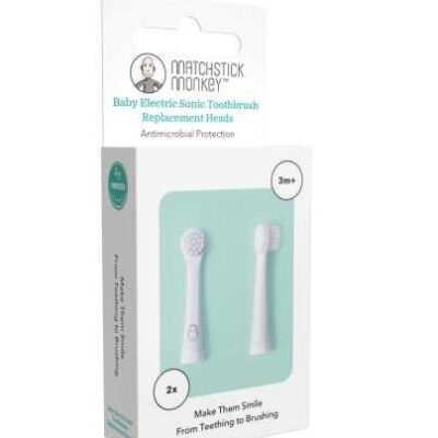 Cabezales de repuesto de cepillo dental eléctrico de Matchstick Monkey
