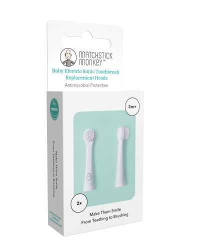 Cabezales de repuesto de cepillo dental eléctrico de Matchstick Monkey