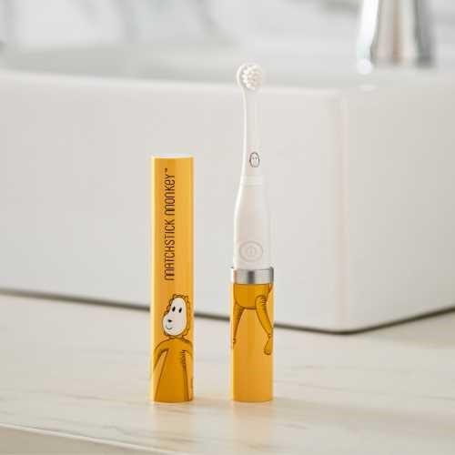 Cepillo dental eléctrico lion de Matchstick Monkey - Imagen 2
