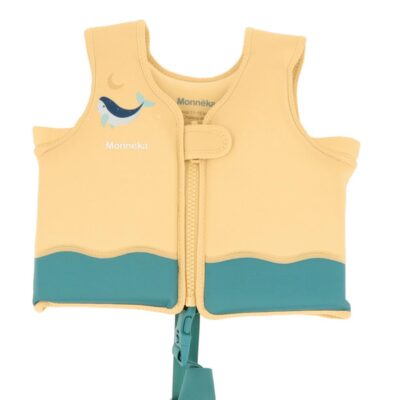 Chaleco flotador de aprendizaje Whale teal de Tutete