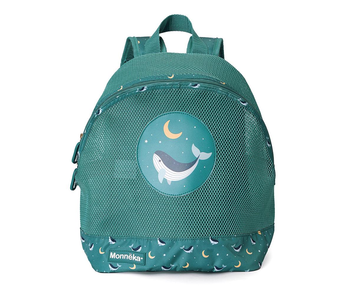 Mochila infantil antiarena Whale teal de Tutete