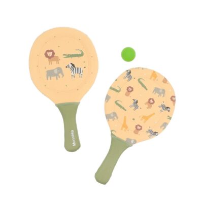 Palas de playa de neopreno Wild Animals de Tutete