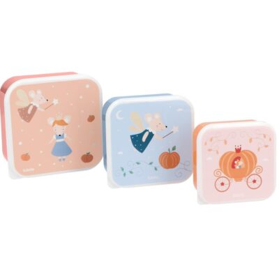 3 cajas de almuerzo Tutete Mouse fairies