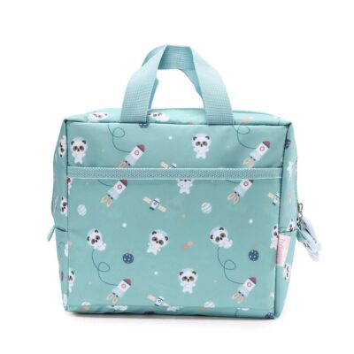 Bolsa de merienda térmica Tutete Pandas in space