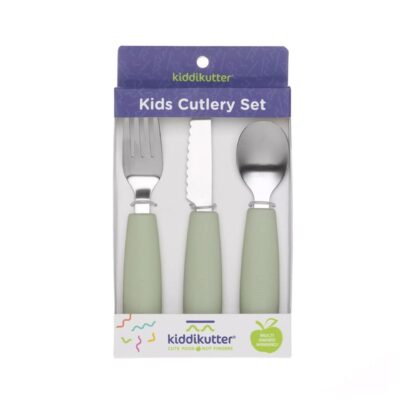 Set de cubiertos Kiddikutter sage