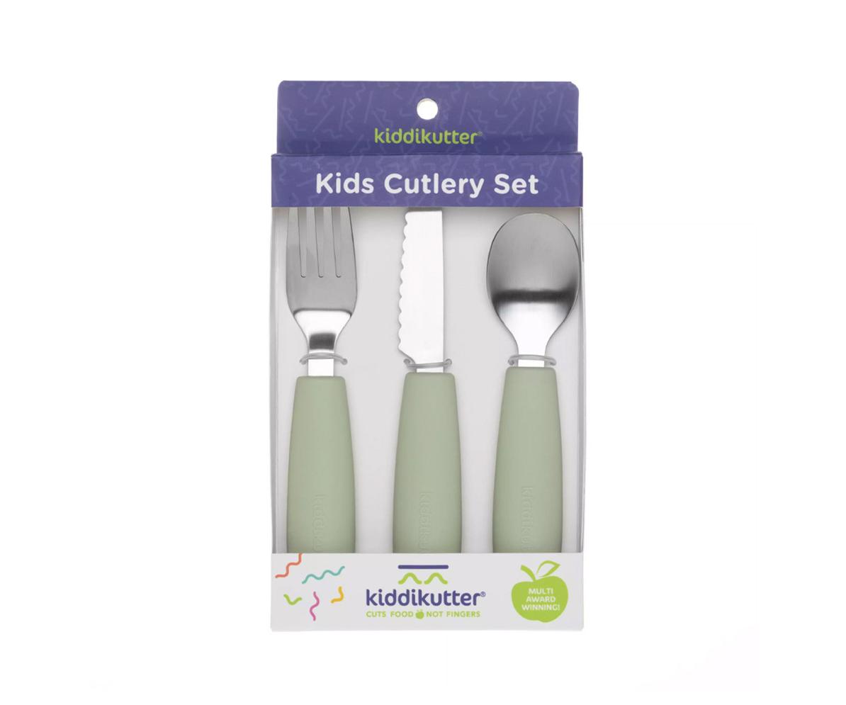 Set de cubiertos Kiddikutter sage